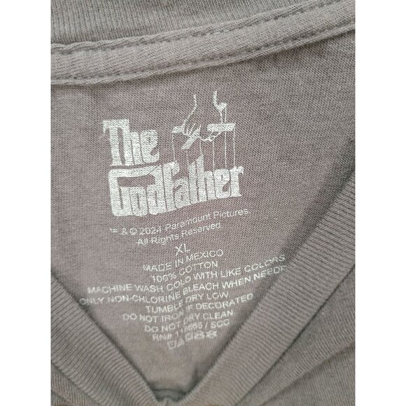 The Godfather Graphic T-Shirt Black Short Sleeve 100% Cotton Mens Size L - Picture 2 of 8